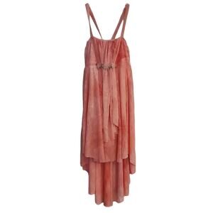 Dansco Fina Peach Dance Dress, Adult Small